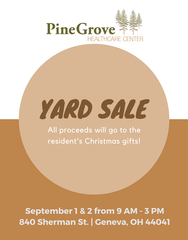 Pine Grove Yard Sale
